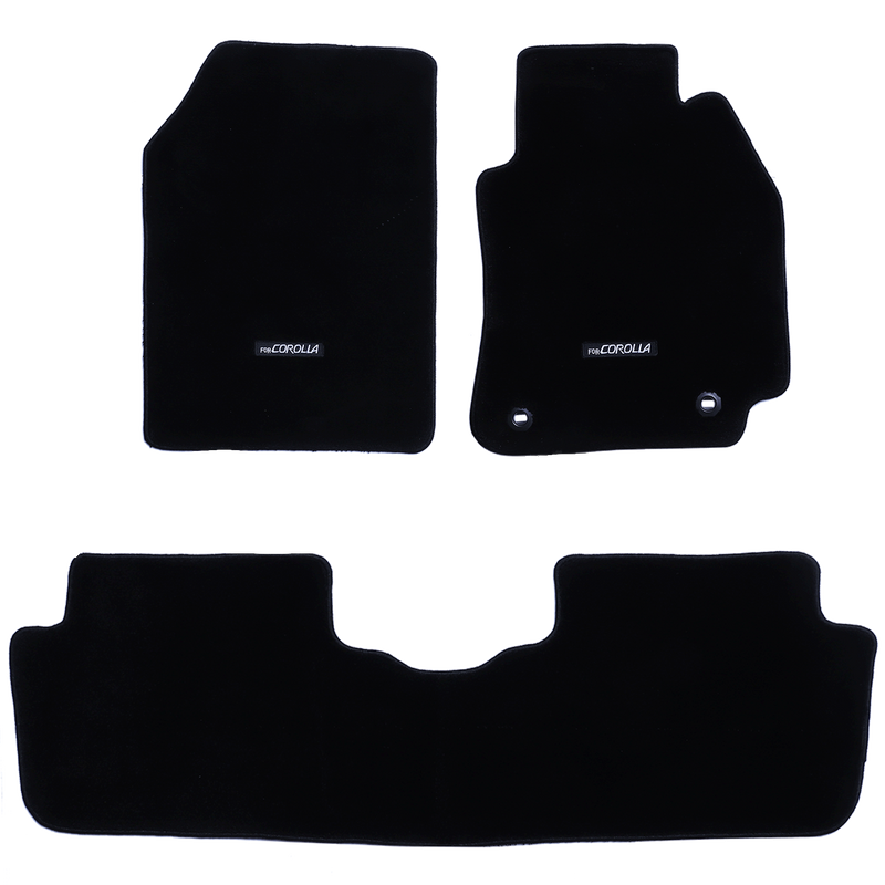 Toyota Corolla 2015-2021 Carpet Floor Mats Black