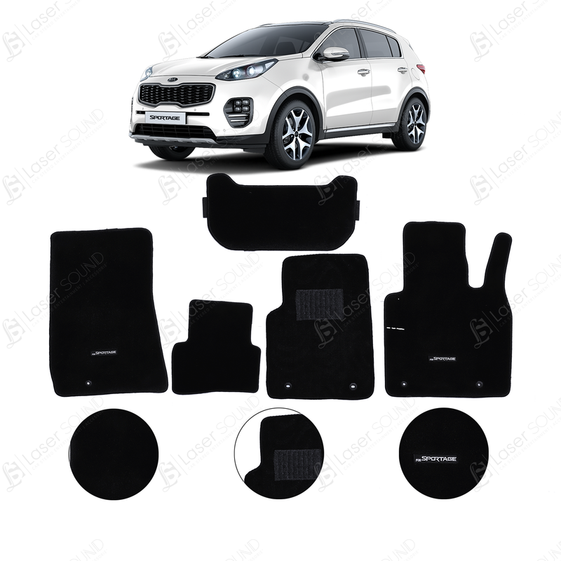 Kia Sportage Capet Floor Mats Black