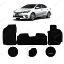 Toyota Corolla 2015-2021 Carpet Floor Mats Black