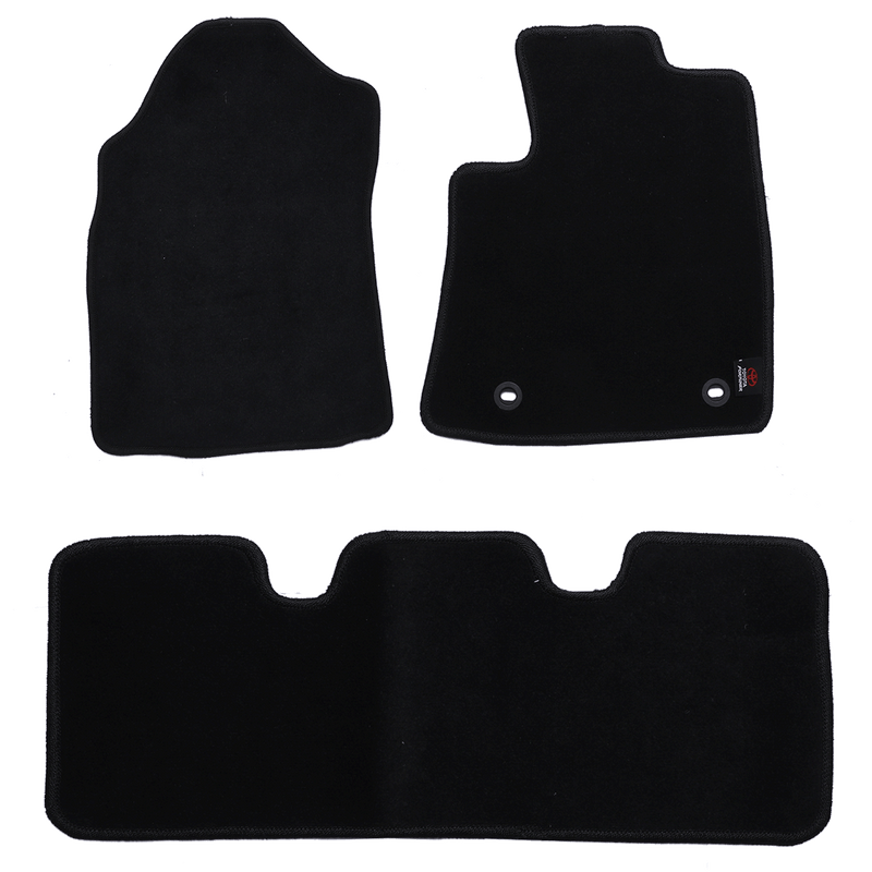 Toyota Fortuner 2017-2021 Carpet Floor Mats Black