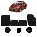 Honda City 2009-2020 Carpet Floor Mats Black