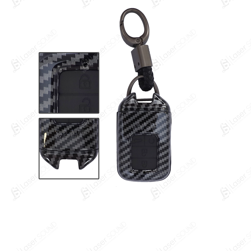 Honda Civic Turbo Carbon Fiber Key Cover with 4 buttons