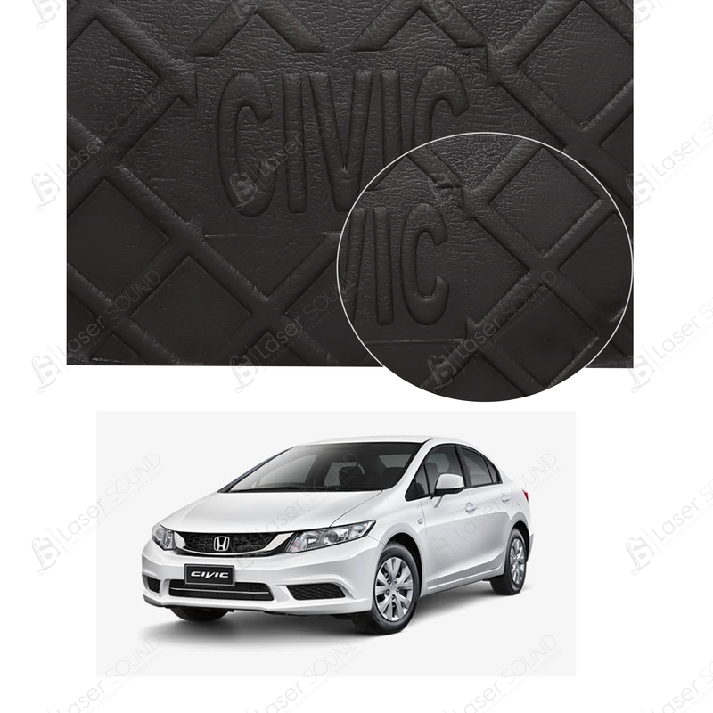 Honda Civic Rebirth  Foam Trunk Mats Black