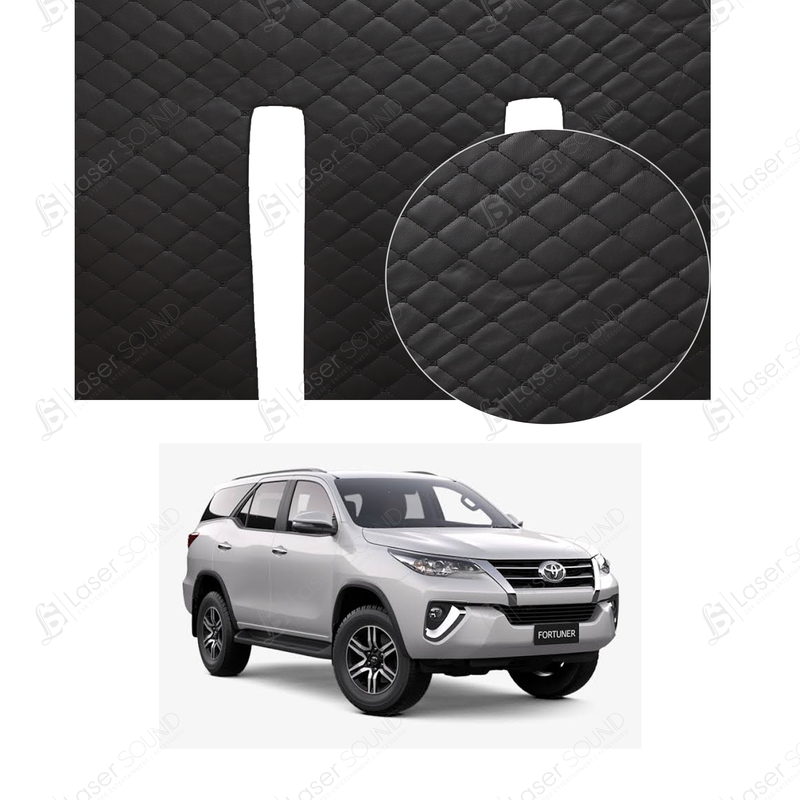 Toyota Fortuner 7D Trunk Mat Mix Thread Black - Model 2016-2021