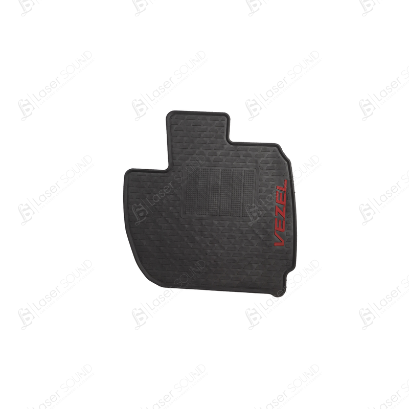 Honda Vezel Custom Fit PVC Rubber Floor Mat Black 5 Pcs - Model 2013-2021