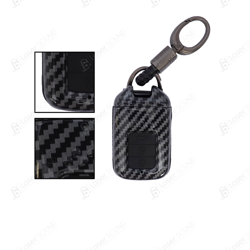 Honda Civic Carbon Fiber  Protection Key Cover 3 Button