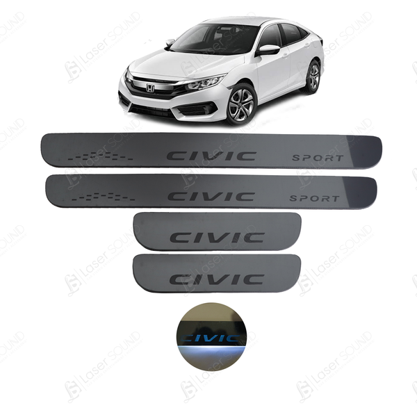 Honda Civic LED Sill Plates Sport Style 2016-2021