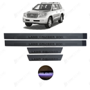 Toyota Land Cruiser Glass LED Sill Plates / Skuff LED panels