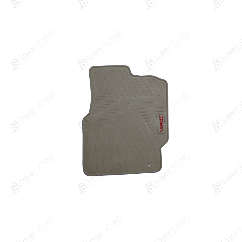 Toyota Yaris 2020-2022  Rubber Floor Mats Beige