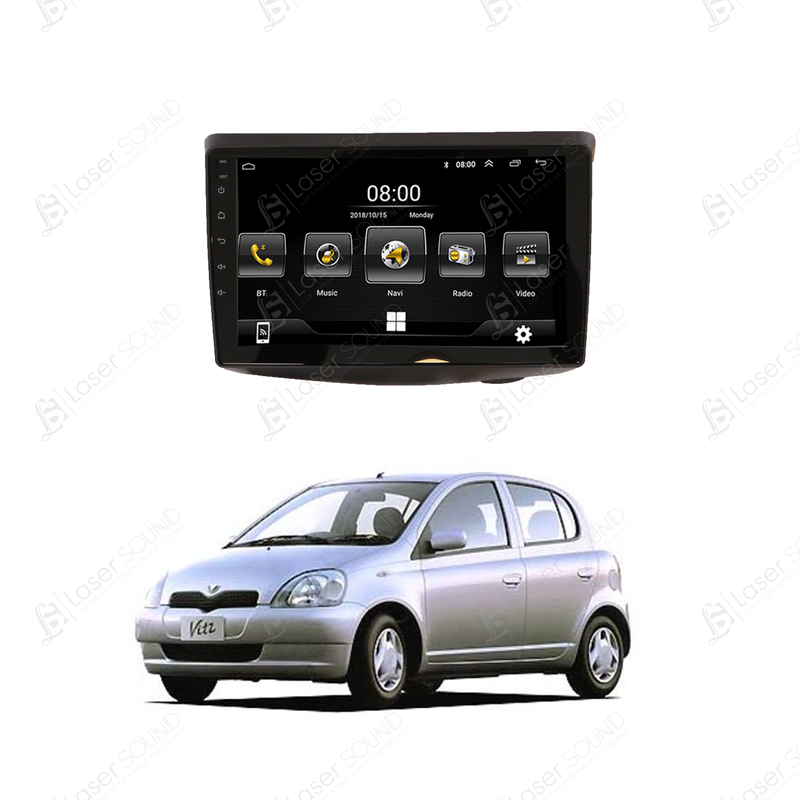 Toyota Vitz Android IPS Multimedia Display Model: 1998-2003