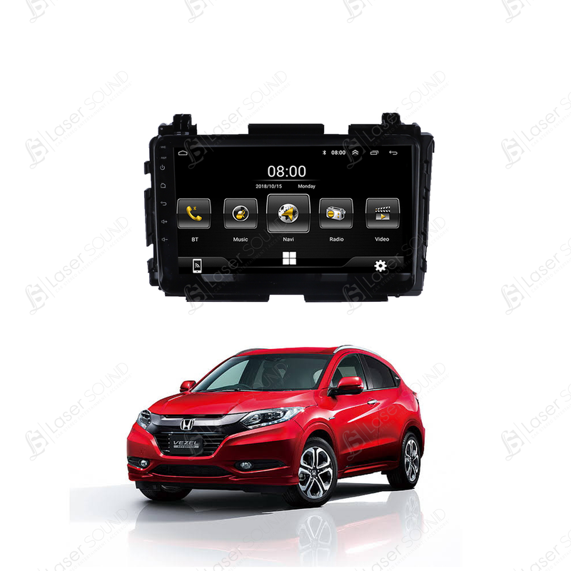 Honda Vezel 2013 to 2021  9" Android Panel HD Player IPS Display Multimedia System