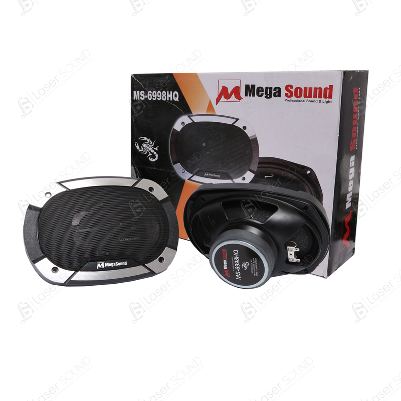 Mega Sound 3 Way Speaker MS6998HQ | Car Coaxial Speaker Automobile Audio Speaker |