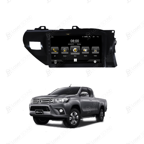 Toyota Revo 2016 to 2022 Android Panel HD Player IPS Display Multimedia System