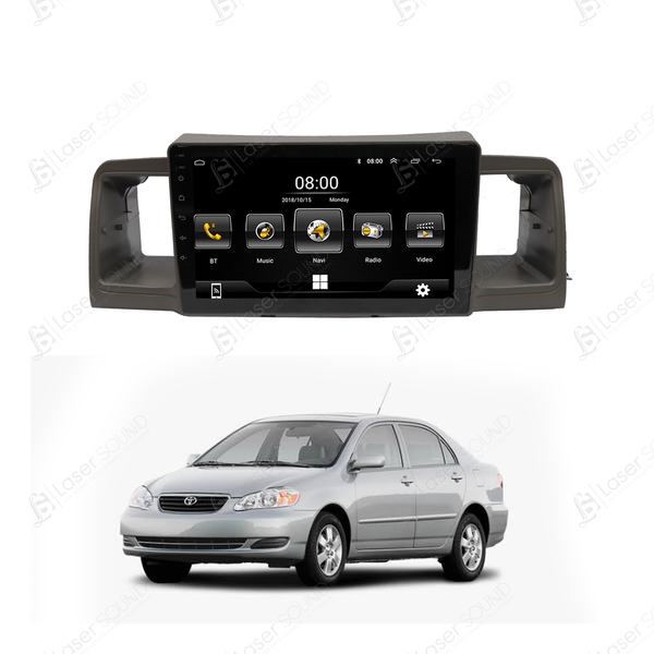Toyota Corolla 2002-2008 Android Multimedia IPS Display