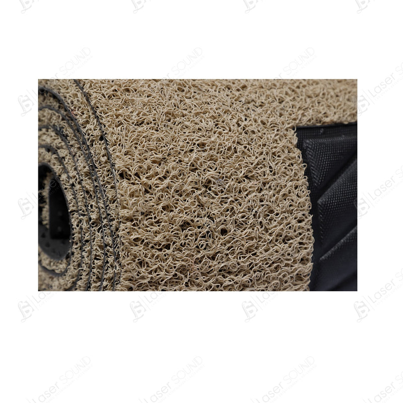 Universal Fur Grass Floor Mat Roll Adjustable Customisable Beige | Floor Mats | Car Mats |