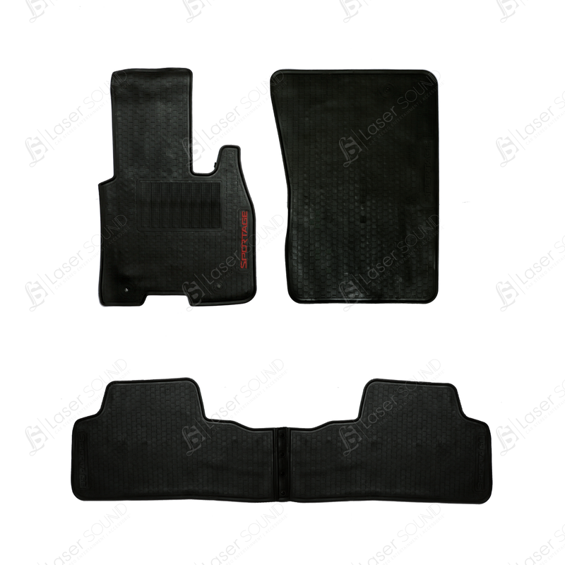 Kia Sportage Rubber Floor Mats Black