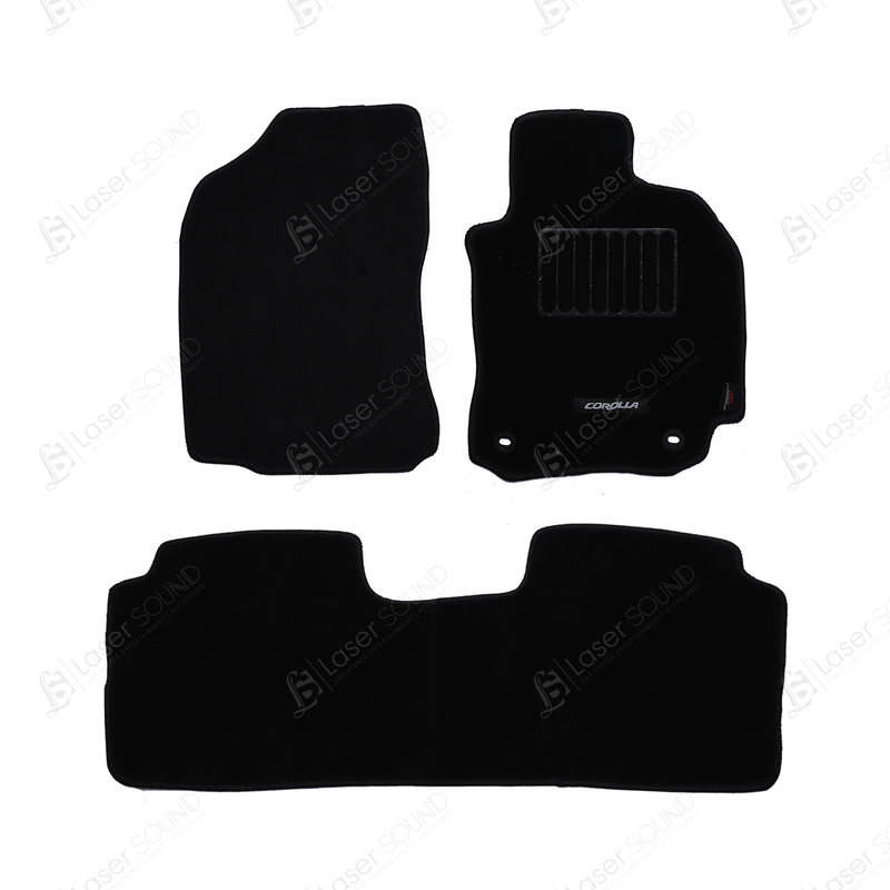 Toyota Corolla 2015-2021 Carpet Floor Mats Black