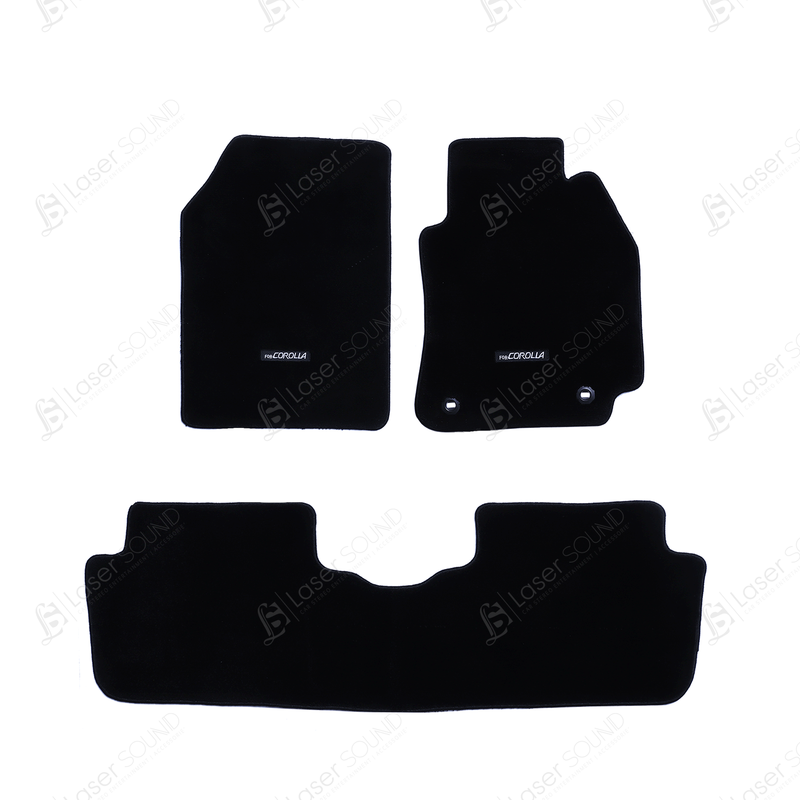 Toyota Corolla 2015-2021 Carpet Floor Mats Black