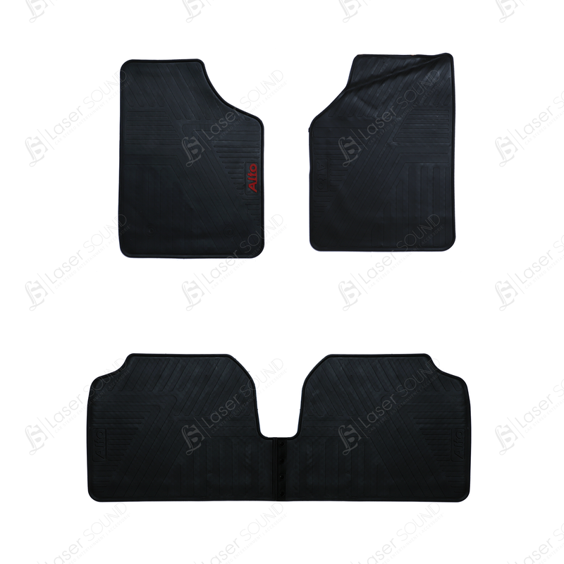 Suzuki Alto 2020 Rubber Floor Mats Black