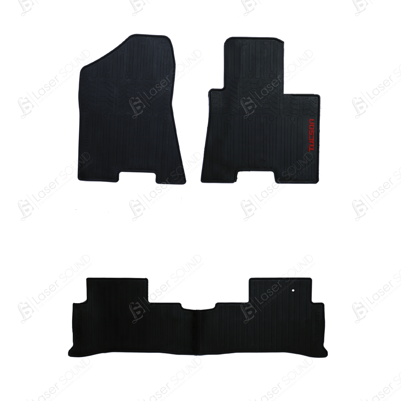 Hyundai Tucson Rubber Floor Mats Black