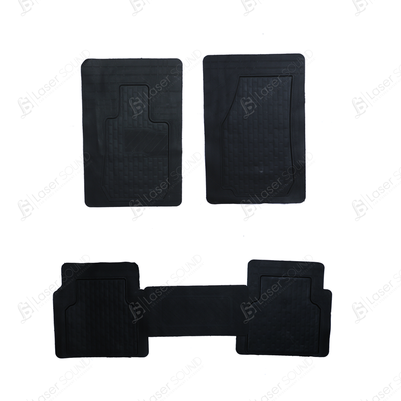 Universal Rubber Floor Mats Black