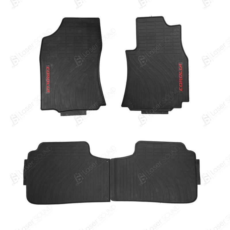 TOYOTA COROLLA RUBBER PVC FLOOR MATS 2017 -2021