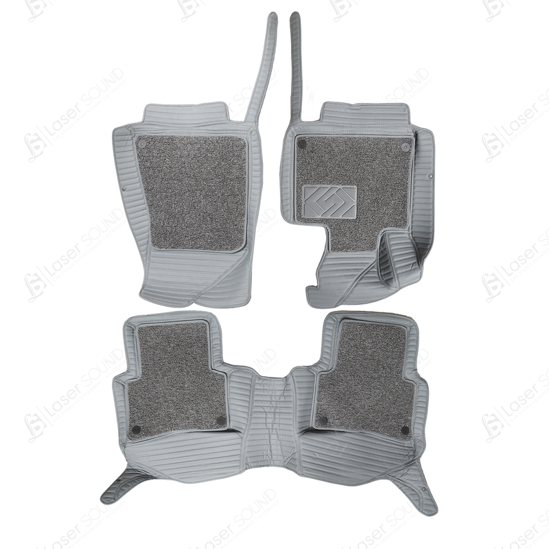 KIA Sportage 9D Floor Mats Grey With Grey Grass 3 Pcs