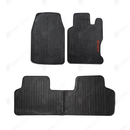 Honda Civic Reborn Custom Fit PVC Rubber Floor Mat Black 3 Pcs - Model 2006-2012