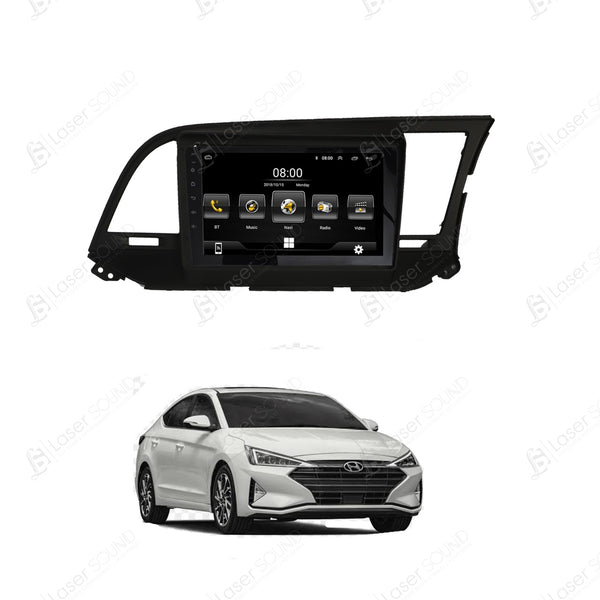 Hyundai Elantra Android Panel HD Player IPS Display Multimedia System