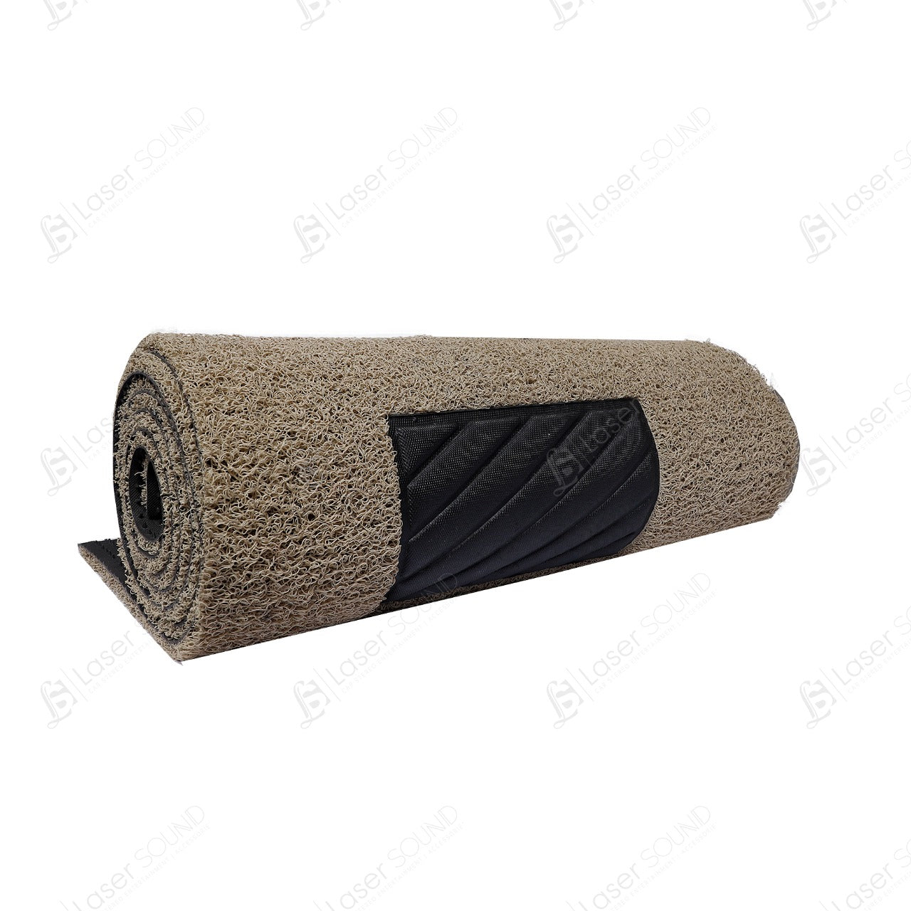 Universal Fur Grass Floor Mat Roll Adjustable Customisable Beige | Flo