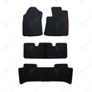 Toyota Fortuner 2016-2021 Rubber Floor Mats Black