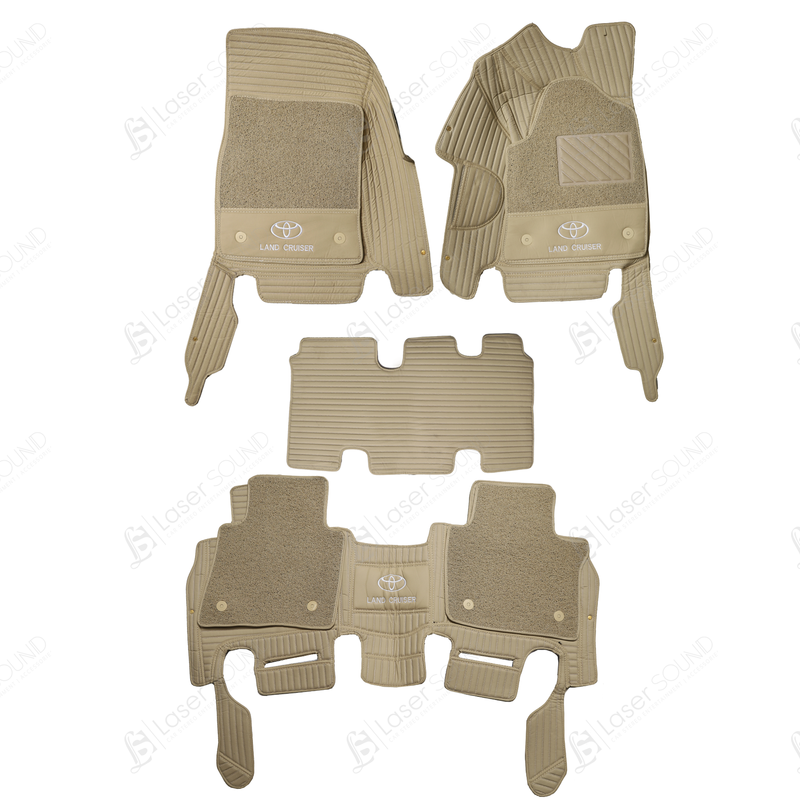 Land Cruiser Fj200 9d Floor Mat Beige 3PC