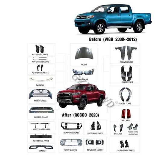Toyota Vigo To Revo Rocco Conversation Kit