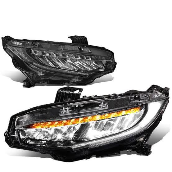 Honda Civic OEM Blink Head Lamp Light Pair (2016-2021)