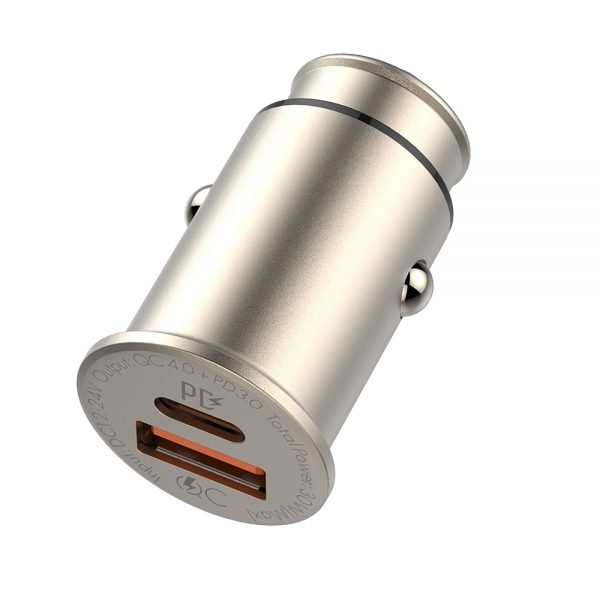 LDNIO C509Q QC4.0 Fast Charge PD Mobile Phone Charger Car USB Charger Adapter 30W PD USB C Car Charger