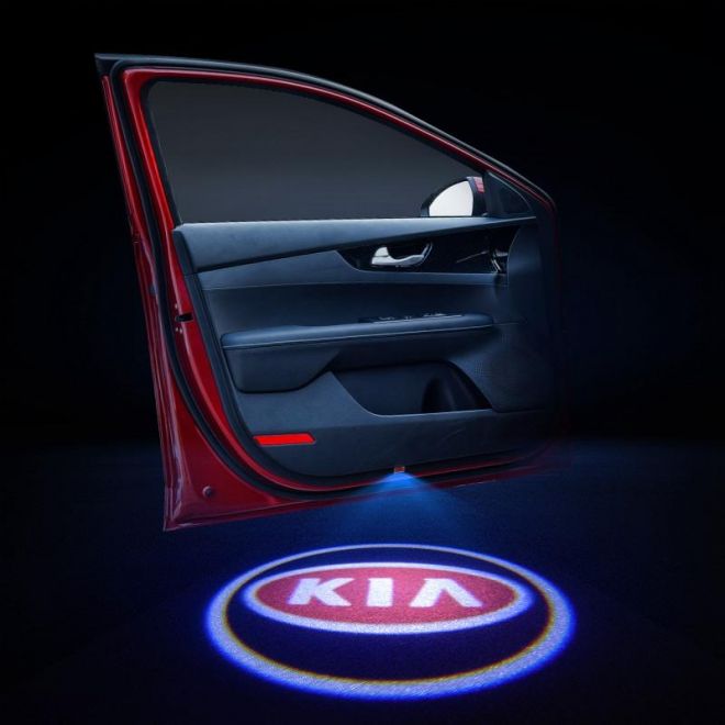 Courtesy Universal Door Shadow Light With KIA  Logo