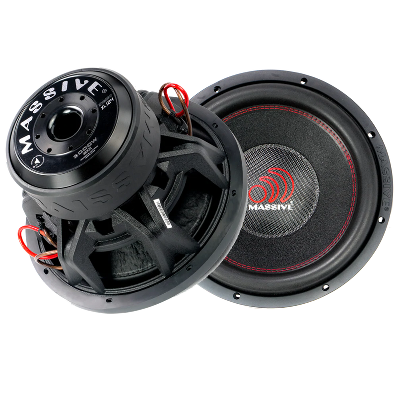 Massive SUMMOXL124 - 12" 1500 WATTS RMS DUAL 4 OHM SUBWOOFER