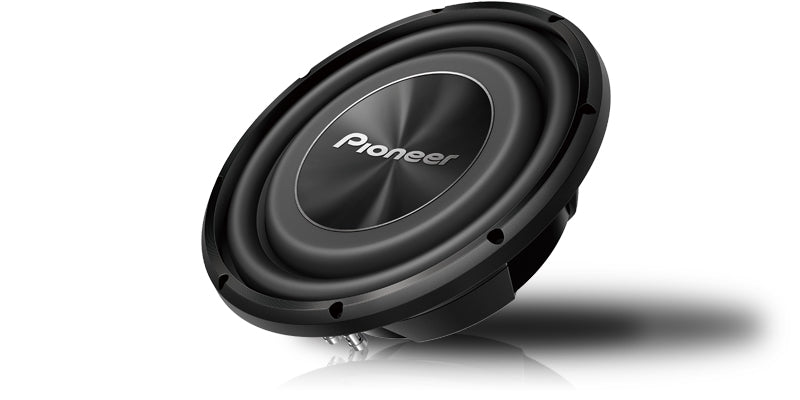 Pioneer TS-A3000LS4 12" - 1500w Max power, Single 4W Voice Coil - Shallow Mount Subwoofer