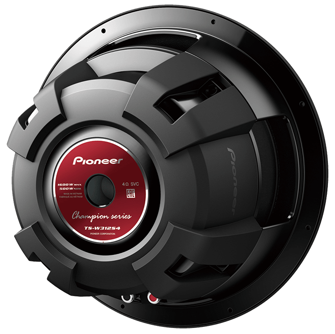 Pioneer TS-W312S4 12″ Single Voice Coil 4 ohm Component Subwoofer