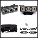 Led Strobe Light 4Pcs 8 Mode Flash WarningLight Bar Car Styling DRL Daytime Running Work Lamp Day Headlight With Controller