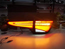 Toyota Fortuner Audi Style Back Lamps Light Smoke - Model 2016-2021