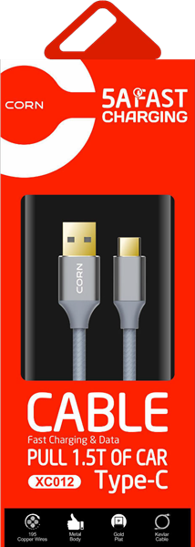 Corn 5A Fast Charging Cable  Type C Model-xc012