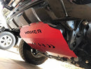 Toyota Hilux Revo Hamer Front Bumper Skid Plate Red - Model 2016-2021