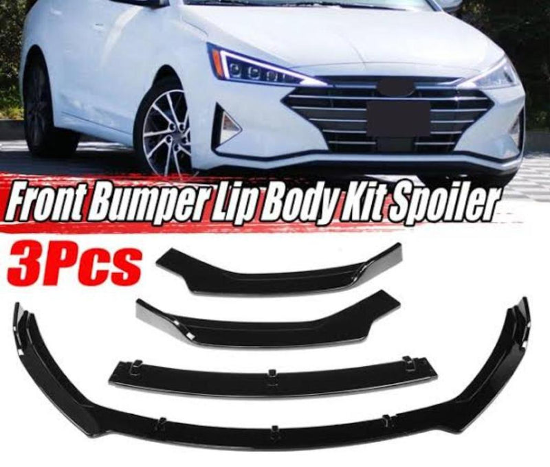 Hyundai Elantra Front Bumper Lip Bodykit spoiler (3 pieces)