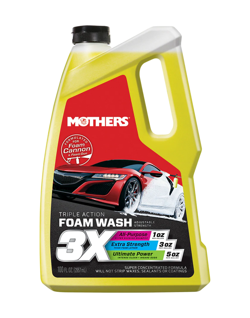 Mothers Triple Action Foam Wash 3X (100oz)