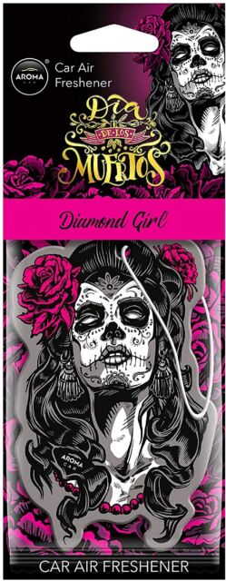 Aroma Card Air Freshener Diamond Girl (Girls Fragrance Card )